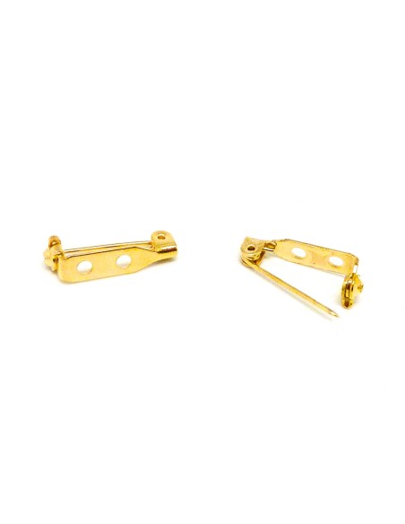Support broche doré épingle