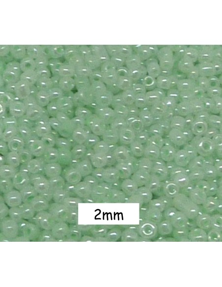 Petite perle vert d'eau nacré pas chère