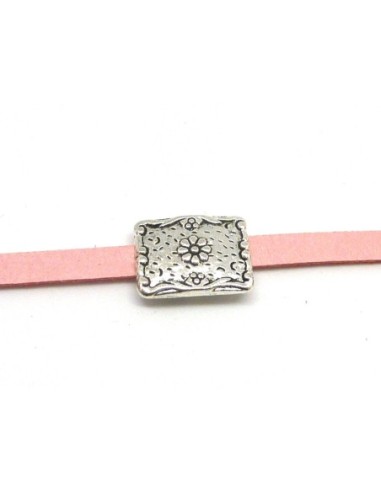 15 Perles passant poussoir slide en métal...