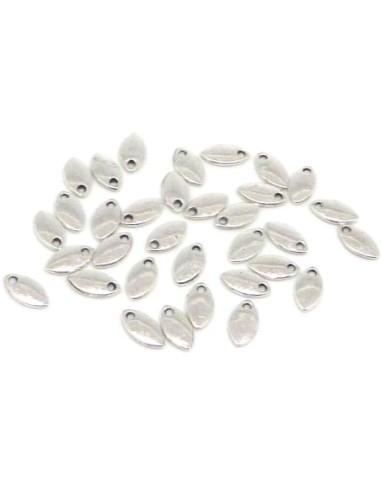 Mini breloque navette argenté