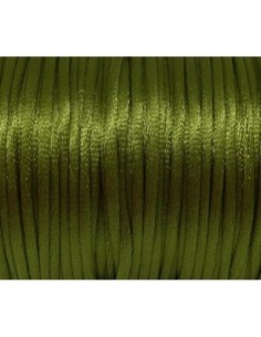 Cordon queue de rat pas cher 2mm vert olive 2