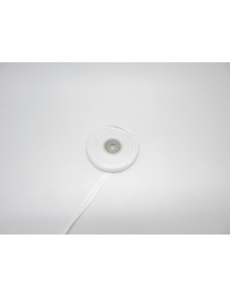 1 bobine de 19m de ruban gros grain de largeur 10mm souple de couleur blanc