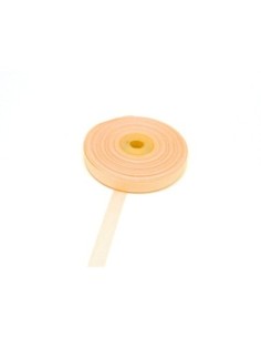 5m ruban gros grain de largeur 10mm souple de couleur orange pâle, saumon clair
