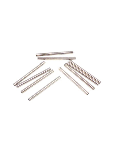 R-20 Perles tube en métal argenté lisse 20mm - idéal création géométrique et graphique