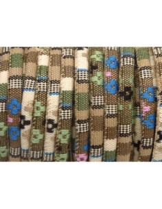 Cordon ethnique en coton tissé 6mm - 50cm - couleur... 2