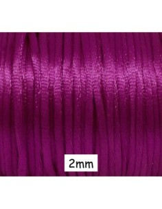 Cordon Queue de rat rose fuschia 2mm pas cher