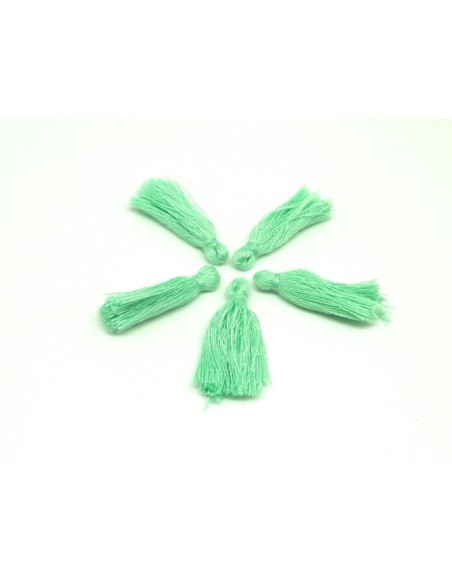 Pompon vert d'eau 3cm