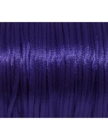 Ficelle chinoise pas chère en 2mm de couleur violet foncé