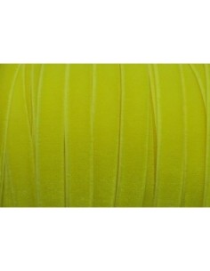 Ruban élastique 10mm jaune fluo