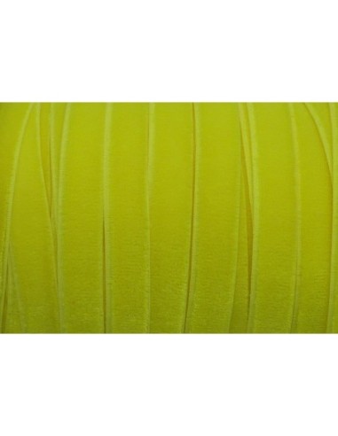 Ruban élastique 10mm jaune fluo