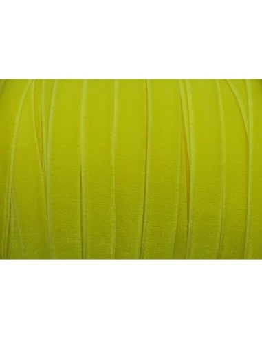Galon élastique 10mm jaune fluo