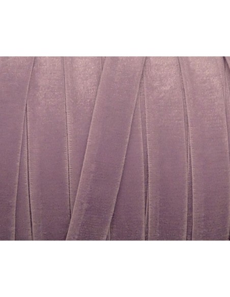Ruban élastique rose parme 10mm