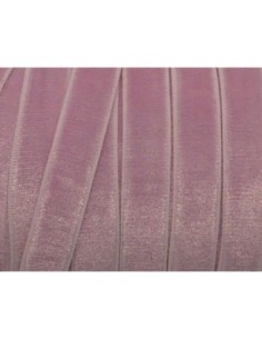 Galon velours élastique rose layette