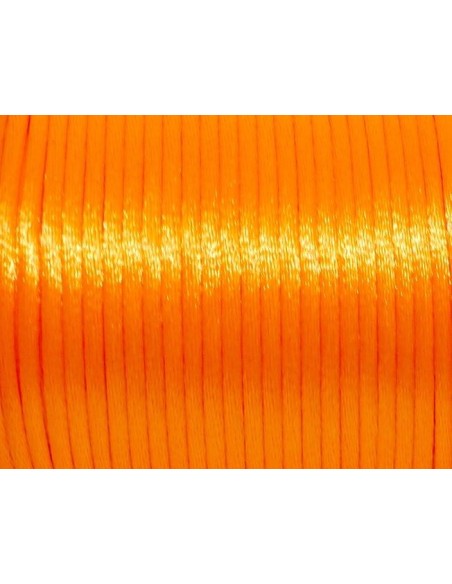 Ficelle chinoise pas chère en 2mm orange fluo Ficelle chinoise pas chère en 2mm orange fluo