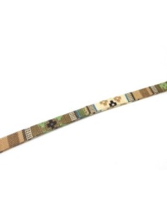 1M Lanière ethnique en coton tissé 10mm - couleur... 2