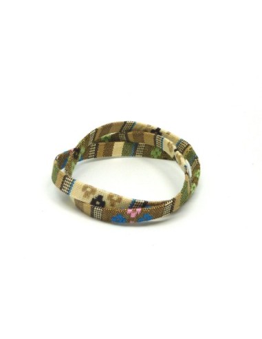 1M Lanière ethnique en coton tissé 10mm -...