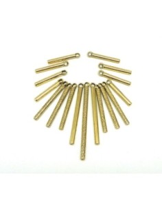 Lot de 17 breloques pendentif tige assorties en métal... 2