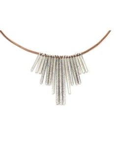 breloques pendentif tige assorties en métal argenté lisse et travaillé idéal pour collier ethnique