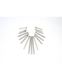 breloques pendentif tige assorties en métal argenté lisse et travaillé idéal pour collier ethnique 2