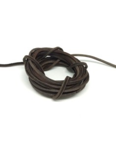 R-Environ 2m de chute de cuir carré de couleur marron...