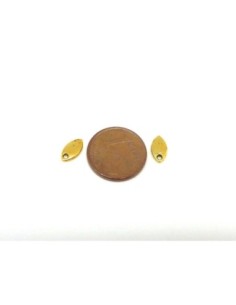 R-25 mini breloques navette Sequins ovale 8,7mm x 4,6mm... 2