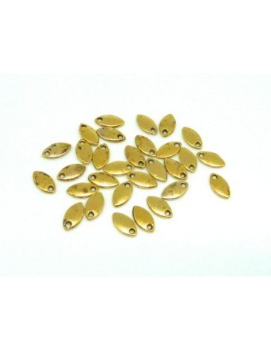 R-25 mini breloques navette Sequins ovale 8,7mm...