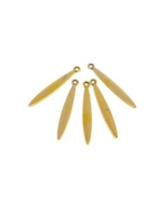 Navette effilé doré pâle