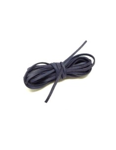 Lanière simili cuir bleu marine 2,5mm pas chère 2