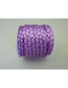 R-Cordon Queue de rat ou Ficelle chinoise tressée parme...
