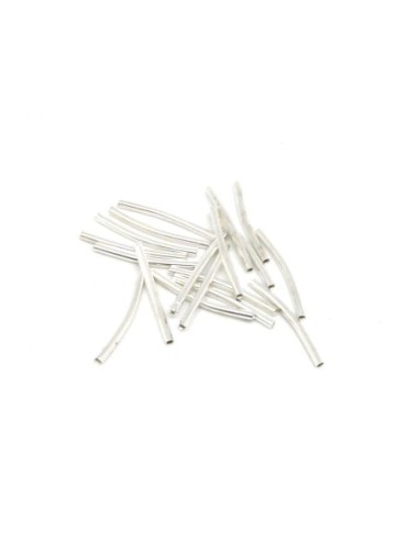 Perle tube fine légèrement incurvé pour le création