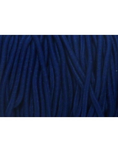 Cordon élastique 2mm bleu outremer pas cher