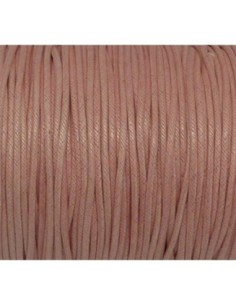 5m Cordon coton ciré 1,5mm de couleur rose pâle, rose... 2