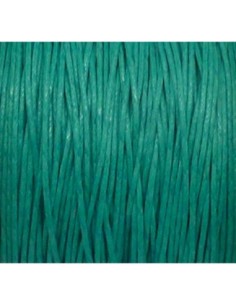 10m fil coton ciré 1mm de couleur vert bleu mers du sud,...