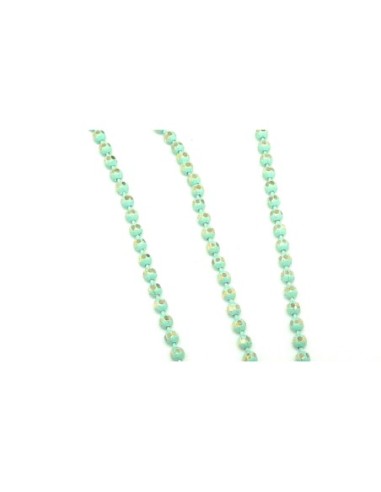 R-1m de chaînette bille, boule facetté 1,5mm en...