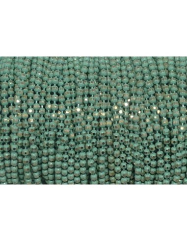 R-1m de chaînette bille, boule facetté 1,5mm en...