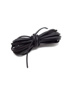 Lanière simili cuir 2,5mm noir 2