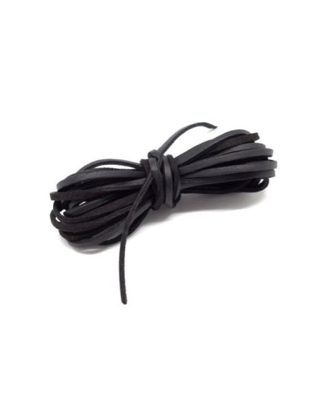 Lanière cuir synthétique noir pas chère