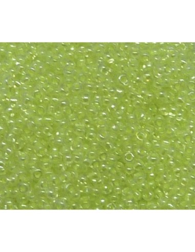 Perle de rocaille 2mm vert anis