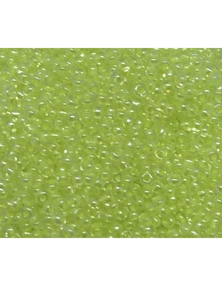 Perle de rocaille 2mm vert anis