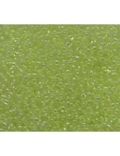 Perle de rocaille 2mm vert anis 2