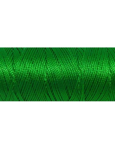 5m fil cordon nylon 0,8mm vert vif brillant