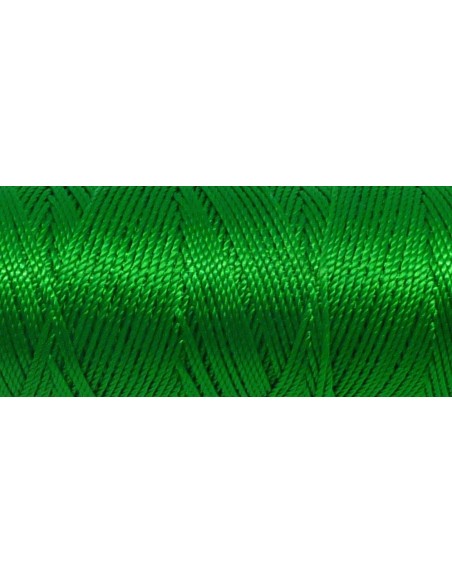 5m fil cordon nylon 0,8mm vert vif brillant