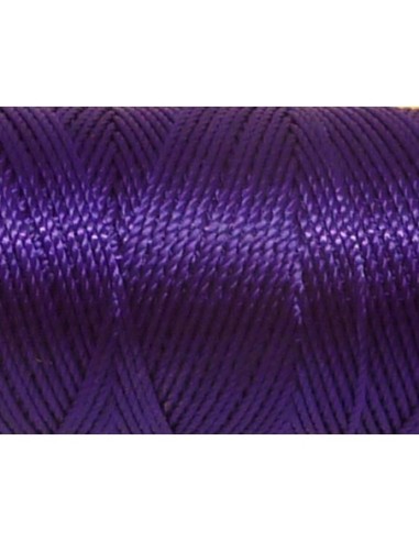 5m fil cordon nylon 0,8mm violet brillant