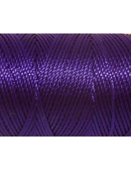 5m fil cordon nylon 0,8mm violet brillant