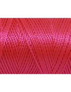 5m fil cordon nylon 0,8mm rose fluo brillant