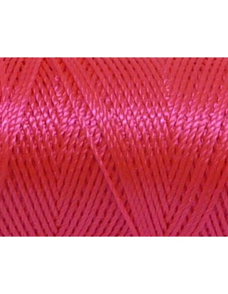 5m fil cordon nylon 0,8mm rose fluo brillant
