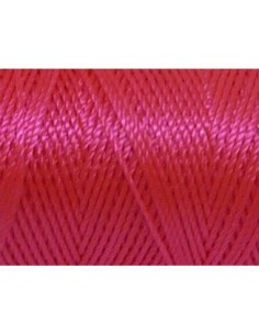 5m fil cordon nylon 0,8mm rose fluo brillant 2