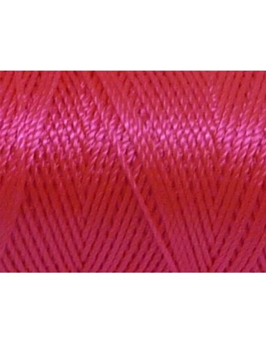 5m fil cordon nylon 0,8mm rose fluo brillant