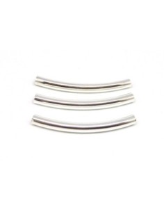 Perle tube pour cuir rond 4mm