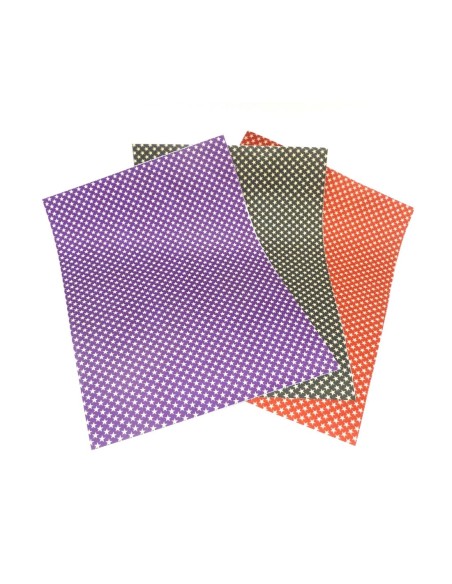 coupon tissus adhésif motif etoile